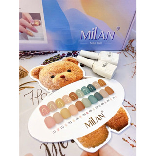 Sơn Thạch MiLan set 10 chai (Tặng kèm bảng màu)