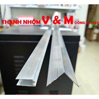  THANH NHÔM M VÀ NHÔM V 1.5m bắt tủ máy âm thanh tủ case. Loại tốt 