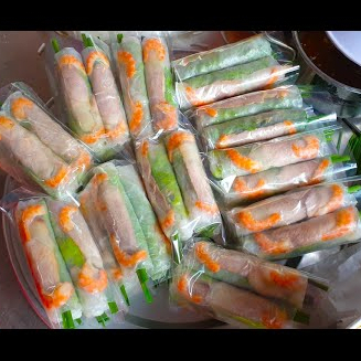 Mảnh NILON Cắt Sẵn Bọc Gỏi Cuốn- MÀNG GÓI Bánh, GỎI CUỐN Cắt sẵn- Màng bọc cuốn tôm thịt mang đi
