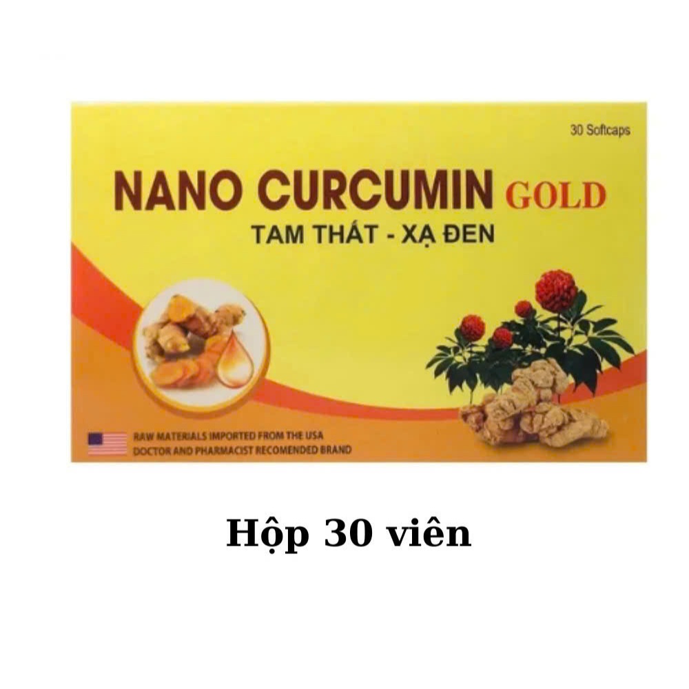 Nano Curcumin GOLD Giúp làm giảm các triệu chứng viêm đau dạ dày, tá tràng,thượng  vị, hang vị