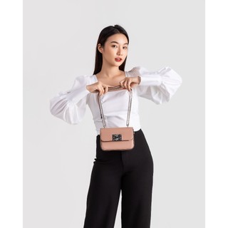 [ 3.3 DIỆP LÊ] Túi đeo chéo nữ YUUMY (Phối khóa xoay Seasand YN142)
