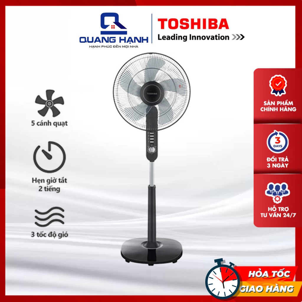 Quạt đứng Toshiba F-LSA10(H)VN F-LSA10(K)VN [Hàng chính hãng]