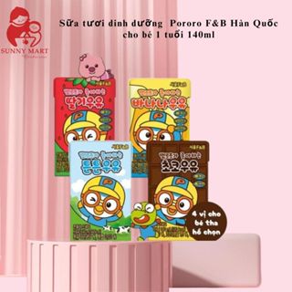 Sữa Tươi Tiệt Trùng Pororo 140ml