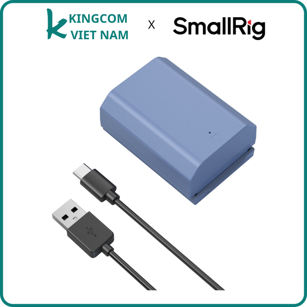 SmallRig NP-FZ100 USB-C Rechargeable Camera Battery (4265B) - Pin Sạc 2400mAh Cho Máy Ảnh Sony - Hàn