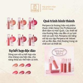 Son Tint Bóng PERIPERA Water Bare Tint 3.7g