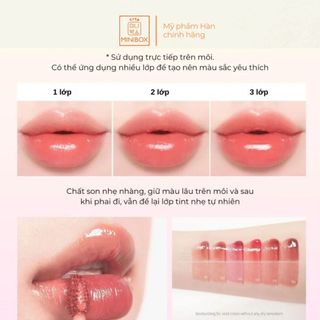 Son Tint Bóng PERIPERA Water Bare Tint 3.7g