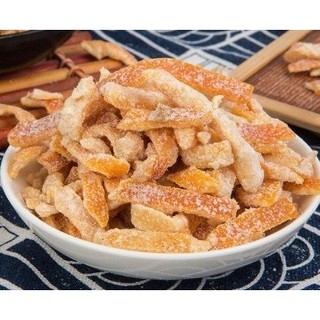Nhân trung thu mứt trần bì - mứt vỏ quýt 500g - 1kg