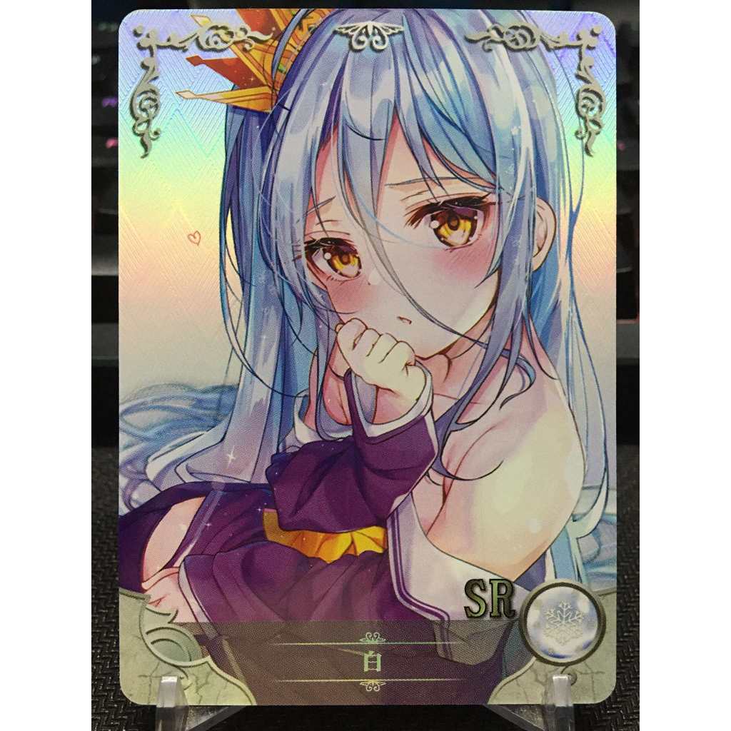 (Rain15) Thẻ bo góc nhân vật Shiro – No Game No Life NS-13 – SR