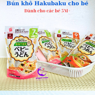 Mì Somen tách muối Hakubaku 5,6,7,9M