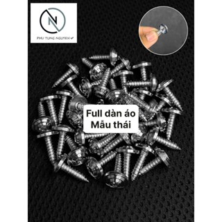 Bộ Ốc Dàn Áo Salaya Thái Inox 304 Gắn Ex, Win, Win X, Wave, Dr, Si, Fu, Vario, AB,  Satria, Sonic, Vision ...