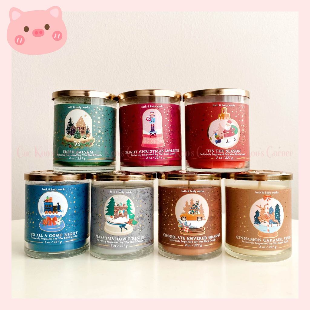 Nến thơm 1 bấc Bath & Body Works - BBW nhiều mùi