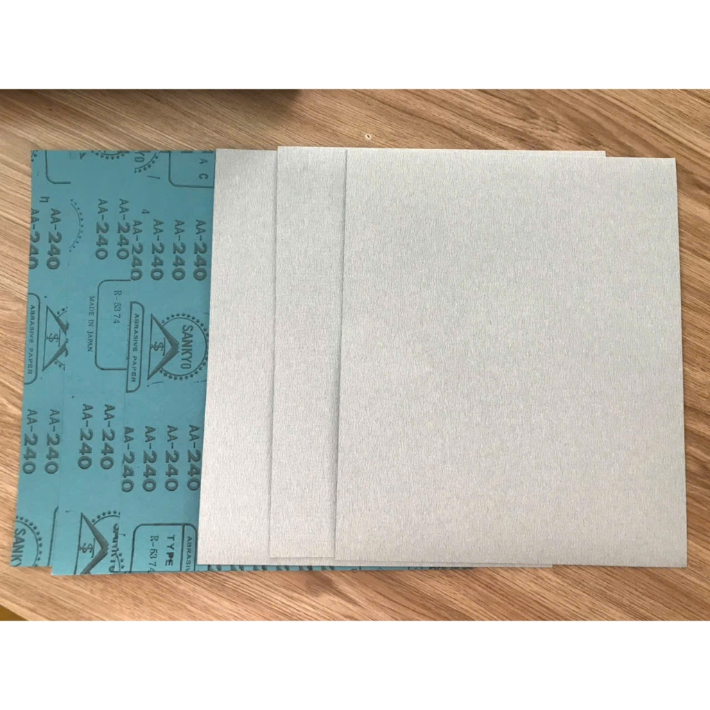 100 Tờ Giấy Nhám Nhật Xanh Sankyo Fuji Star #120 #150 #180 #220 #240 #280 #320 #400 #600