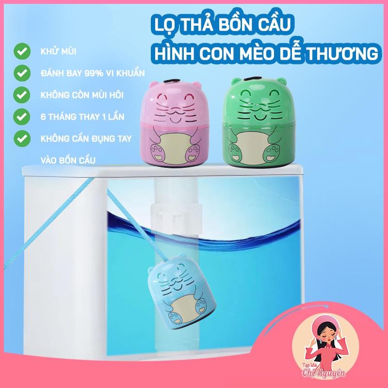 🌟 LỌ THẢ BỒN CẦU HÌNH MÈO DỄ THƯƠNG 🌟