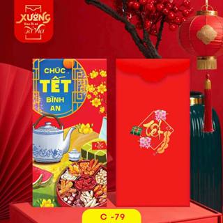 [GIÁ TỐT] 500 BAO LÌ XÌ SIÊU ĐẸP TẾT 2025 GIẤY C150 DÀY, CỨNG