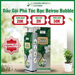 Dầu Gội BEIROU BUBBLE Thảo Dược Phủ Tóc Bạc, Đổi Màu Tóc - BEIROU BUBBLE Gội Phủ Đen Tóc Bạc, Đổi Màu Tóc, Dưỡng Tóc