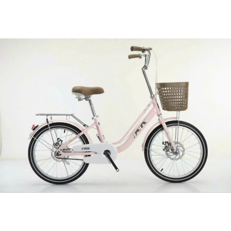 Xe Đạp mini nữ Xaming size 20-22-24 Inch Phanh Đĩa Bền đẹp dễ sữa chữa (Tặng Kèm Rỏ + Cà Lê + Lục Giác)