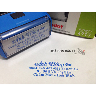 Mực dấu Trodat - Đỏ - Xanh - Đen