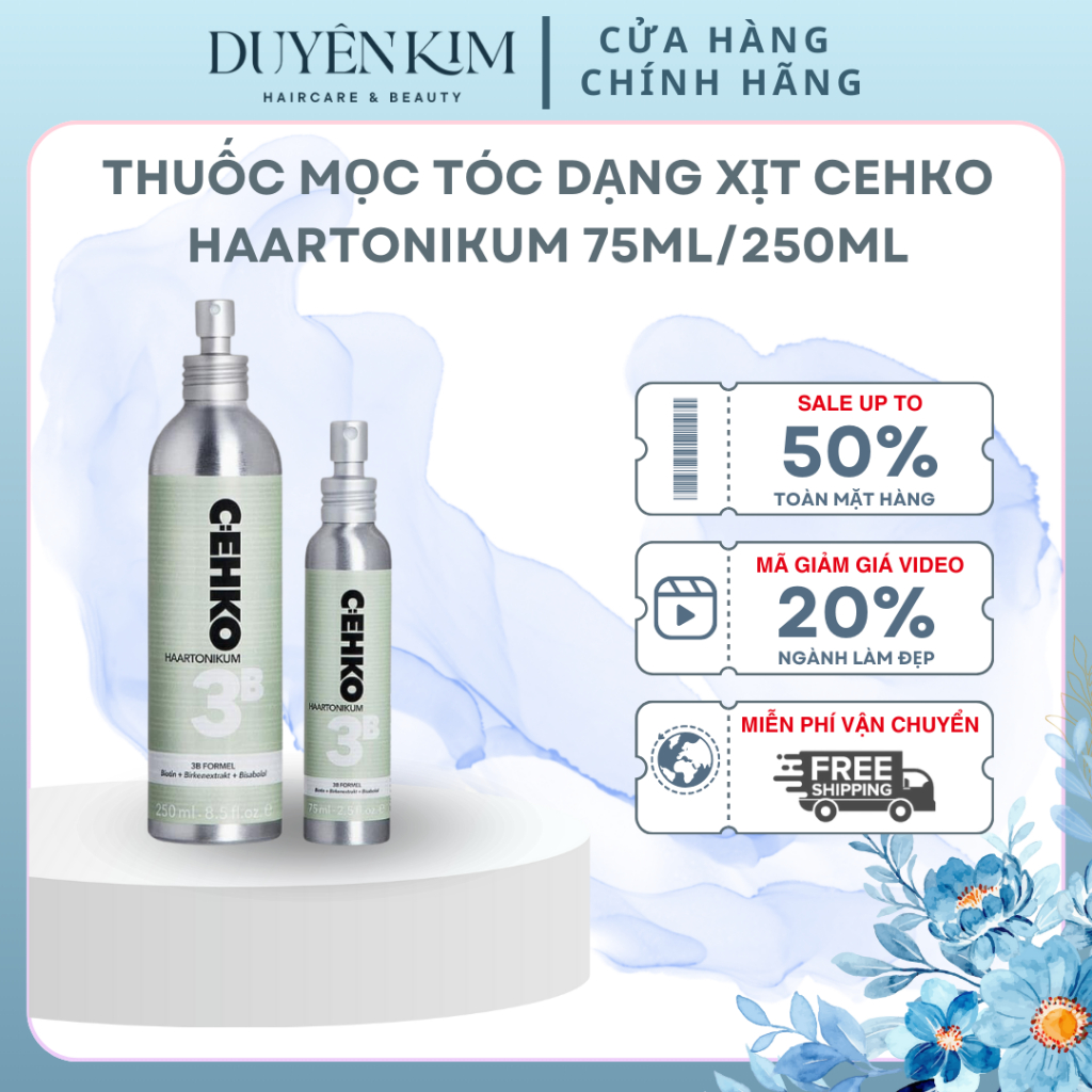 XỊT MỌC TÓC CEHKO HAARTONIKUM KÍCH THÍCH MỌC TÓC NGĂN RỤNG CHÍNH HÃNG