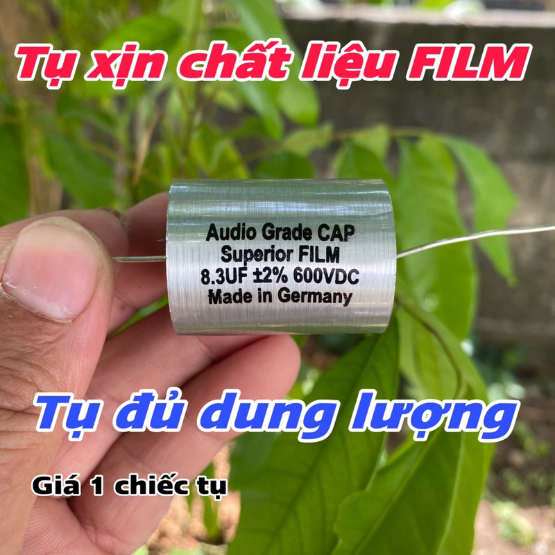 Tụ 8.3uf chất liệu FILM