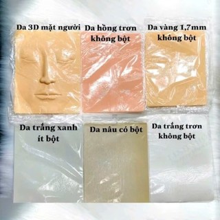 [COMBO 10 MIẾNG] Da Giả Tập Phun Xăm Điêu Khắc Cho Học Học Viên, Da Trắng Trơn