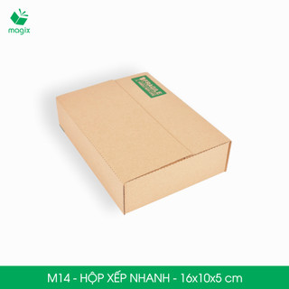 M14 - 16x10x5cm - Combo 100 hộp carton đóng hàng xếp nhanh - Hộp gói hàng carton | Magix Packaging