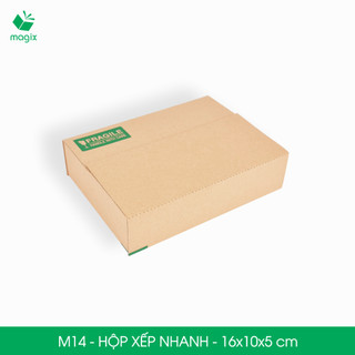 M14 - 16x10x5cm - Combo 100 hộp carton đóng hàng xếp nhanh - Hộp gói hàng carton | Magix Packaging