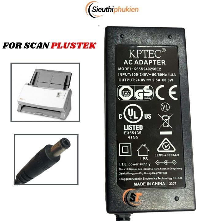 Dây nguồn Máy scan Plustek OpticPro A320L A320E A320