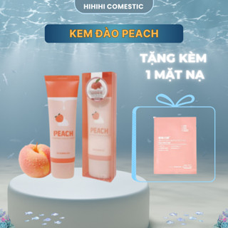 Kem đào Peach dưỡng trắng nâng tông da Coringco Whipping Tone Up Cream tuýp 50ml chính hãng