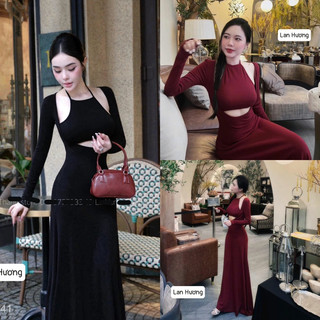 [HOẢ TỐC] ĐẦM MAXI PHỐI ÁO QUÂY DÁNG DÀI KIỂU MỚI SEXY ( sẵn )