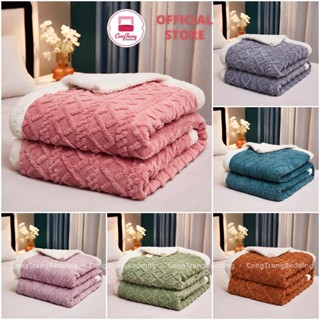 [XẢ KHO] Chăn Lông Cừu TAFURONG Homies nhập khẩu cao cấp 2024 2 lớp siêu ấm ( Size 2m x 2m3 Nhiều màu)