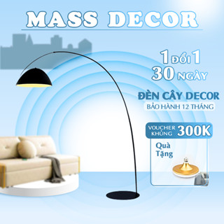 {HOT} Đèn Cây Đứng Decor, Đèn Cây Phòng Ngủ, Đèn Decor Khung Thép Chống Rỉ Sang Trọng, Tặng Kèm Bóng