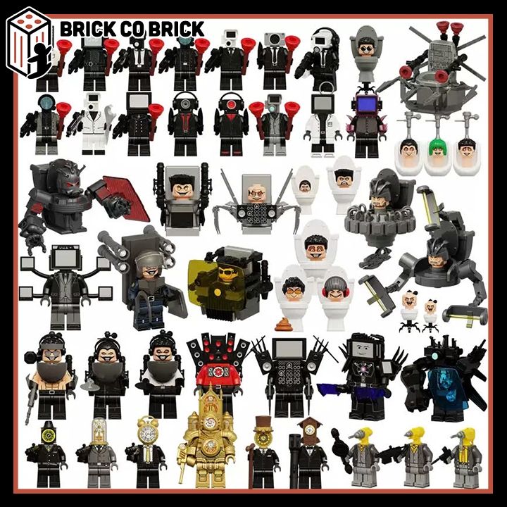 Skibidi Toilet Mô hình Nhân vật  Nhà Vệ Sinh Người Mô hình Series Âm Thanh Người Truyền Hình Người Màn Hình