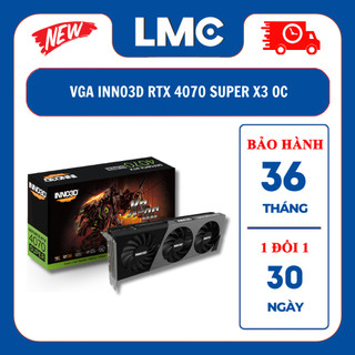 VGA INNO3D RTX 4070 SUPER X3 OC ( Chính hãng - BH 36 tháng)