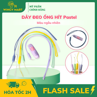 [Màu Ngẫu Nhiên] Dây Đeo Ống Hít Thông Mũi Pastel Brand Pocket Chất Liệu Silicon Mềm Dẻo Tiện Dụng Mang Đi - Wincy Mart
