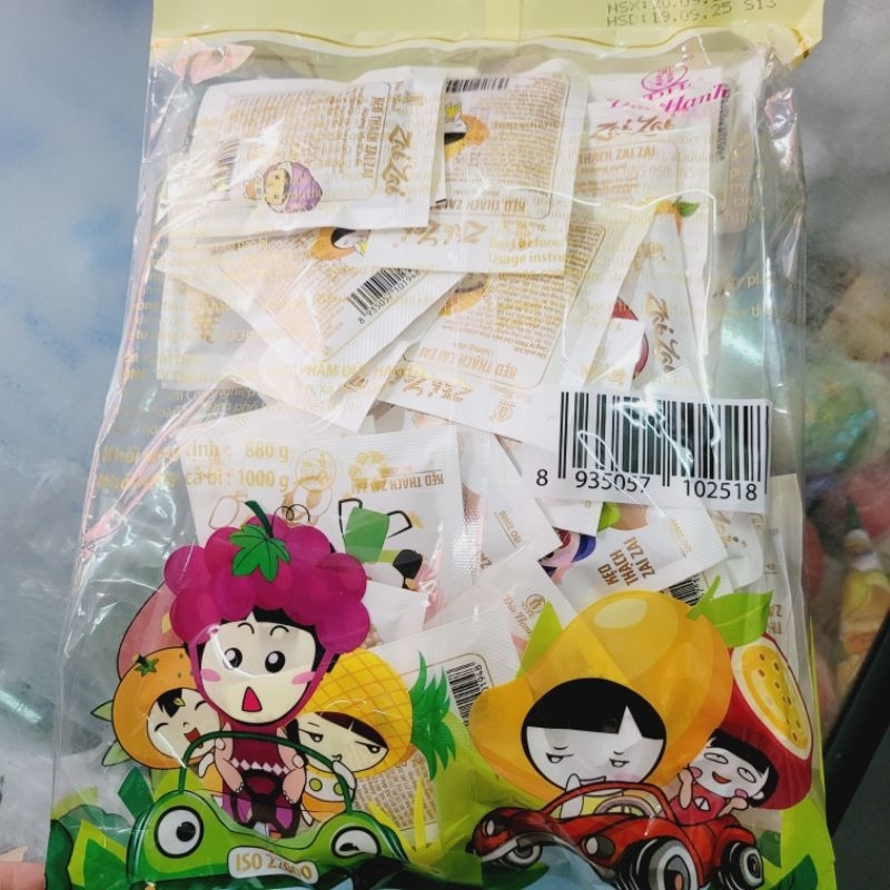 Thạch zai zai 1kg cả bì