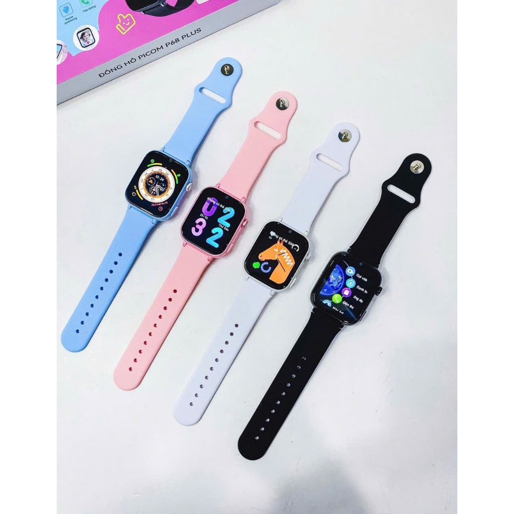 Đồng Hồ Thông Minh trẻ em Picom P68 Plus Lắp Sim Nghe Gọi Độc Lập Video Call Mượt Mà | BigBuy360 - bigbuy360.vn