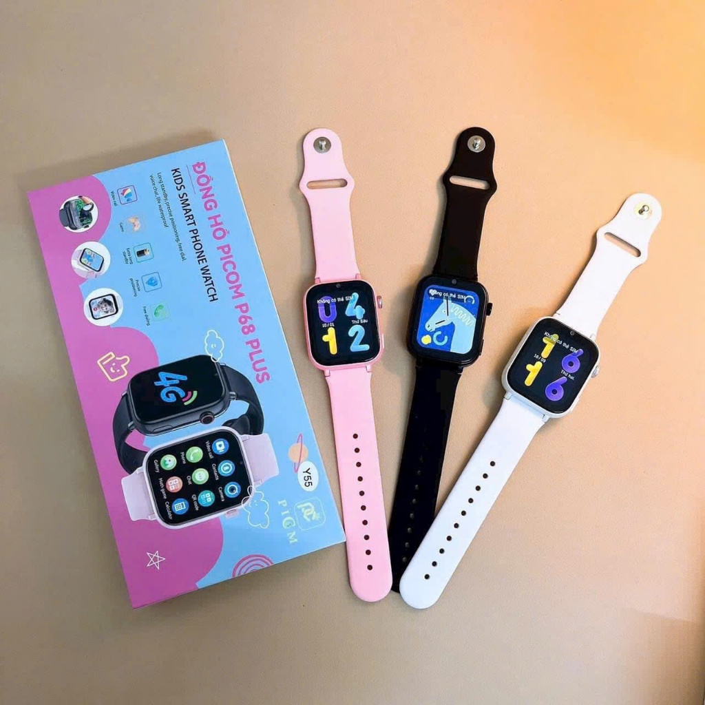 Đồng Hồ Thông Minh trẻ em Picom P68 Plus Lắp Sim Nghe Gọi Độc Lập Video Call Mượt Mà | BigBuy360 - bigbuy360.vn