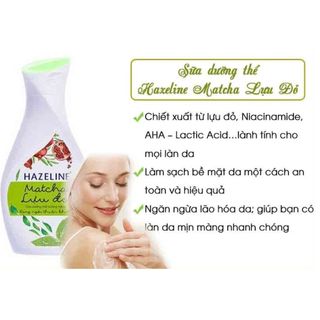 Sữa dưỡng thể trắng da Hazeline