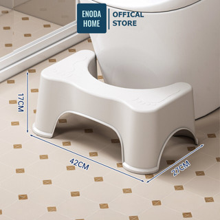 Ghế Kê Chân Toilet ENODA HOME, Ghế Để Chân Bồn Cầu Giúp Đi Vệ Sinh Tư Thế Chuẩn GHE002
