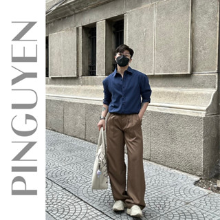 Quần Ống Suông Form Rộng Hàn Quốc, Quần Suông Nam Cao Cấp PINGUYEN 038