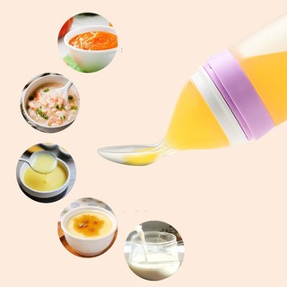 Bình Thìa Ăn Dặm Silicon Cho Bé Bình Ăn Dặm RUSCH
