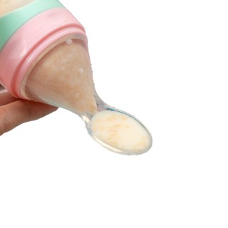 Bình Thìa Ăn Dặm Silicon Cho Bé Bình Ăn Dặm RUSCH