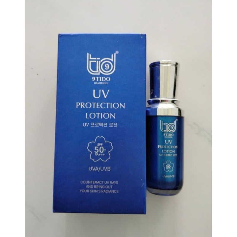 KEM CHỐNG NẮNG UV PROTECTION LOTION 30G 9TIDO dưỡng da, che khuyết điểm, kiềm da dầu da nhờn...