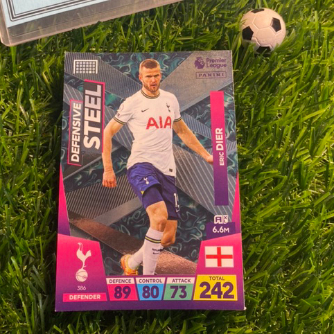 [ CHÍNH HÃNG ] - DEFENSIVE STEEL - PANINI AXL EPL 2023 - ERIC DIER (TOTTENHAM)