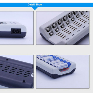 SẠC PIN 8 VIÊN DOUBLEPOW DP-K18