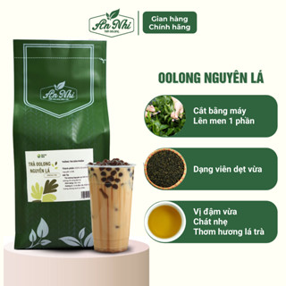 Trà ô long nguyên lá hương nhài Bảo Lộc An Nhi, Trà olong hương lài dạng lá nguyên liệu pha chế 500g