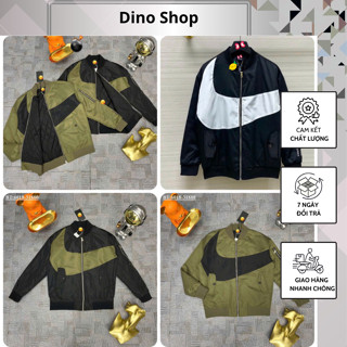 Áo Khoác Gió Nam Nai Kỳ In Logo To Siêu Đẹp - Áo Khoác Gió Bomber Nam Cao Cấp