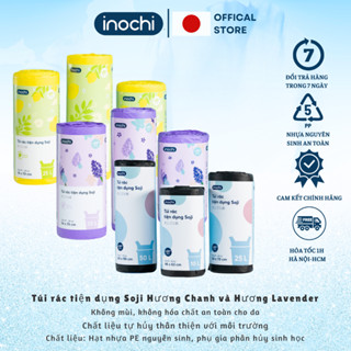 Túi rác tiện dụng Inochi - Soji màu Đen và loại có hương thơm size 10L, 25L, 50L