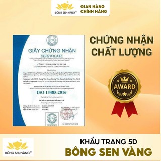 300c KF94 + 100c 5D Bông Sen Vàng