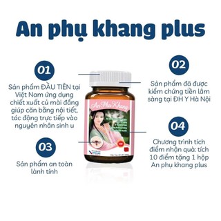 An phụ khang hỗ trợ điều tri u xơ, u nang